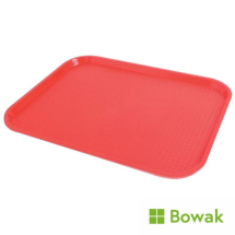 Fast Food Tray Red 16x12inch