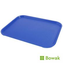 Fast Food Tray Blue 34x26cm
