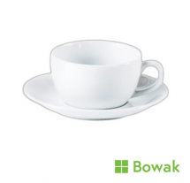 Porcelite Saucer 14cm - for Bowl Shape Cup