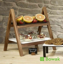 Sign Holder Acacia Wood 30x25x25mm