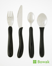 Homecraft Caring Cutlery Set Black