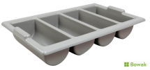 Cutlery Tray 4 Section Grey 53x32x11cm