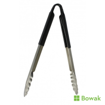 Utility Tongs 30cm Black Grips