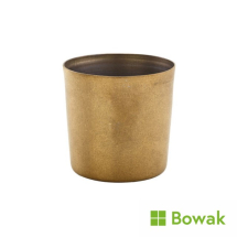 Gold Vintage Serving Cup 42cl 85x85mm Stainless Steel