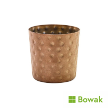 Copper Vintage Hammered Cup 42cl 85x85mm Stainless Steel
