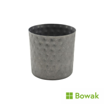 Vintage Steel Hammered Cup 42cl 85x85mm Stainless Steel