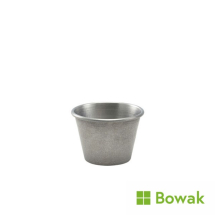 Vintage Steel Ramekin 2.5oz Stainless Steel