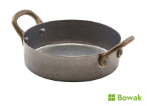 Vintage Mini Casserole Dish 12.25 x 3.5cm Stainless Steel