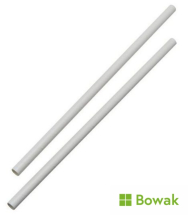 Paper Straws 200mm White