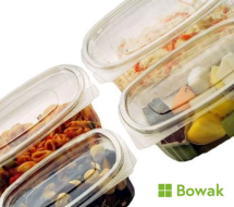 Oval Hinged Salad Container 250ml