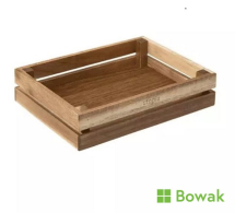 Acacia Crate 25 x 20cm Acacia Crate 25 x 20cm