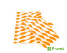 BURGER WRAP ORANGE 33x46cm for food use, large