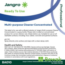 Jangro Trigger Spray Label - Multi Purpose Cleaner