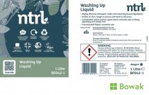 Label for - ntrl Washing Up Liquid 1 Litre