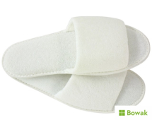 Hotel Guest White Slippers