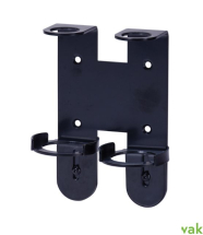 Double Black Wall Bracket for 300ml Bottle