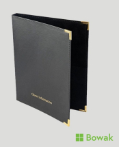 Guest Room Information Folders Black