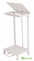Waste Sack Holder with White Lid