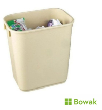 Waste Bin Oblong Biege 12L