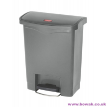 Slim Front Pedal 30L Bin Grey
