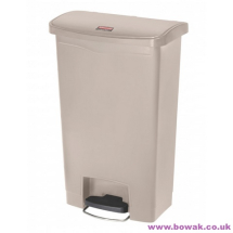 Slim Jim Front Pedal 50L Bin Beige