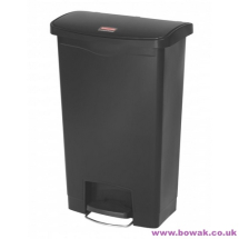 Slim Jim Front Pedal 50L Bin Black