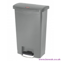 Slim Jim Front Pedal 50L Bin Grey