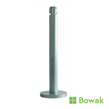 ASHTRAY POLE BIN SILVER