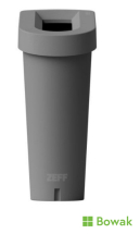 Ubin Recycling 70L Bin & Lid Grey (No Stickers)