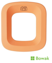 UBin Mini Orange Lid - Plastic & Metal