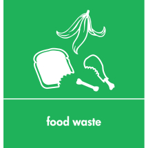 Recycle Label Green - Food Waste