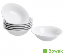 Oatmeal Bowl White 153mm Porcelain