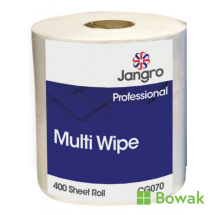 Jangro Multi Wipe Roll White