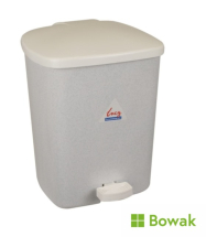 Pedal Bin Plastic 15L Granite Grey