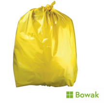 Jangro Waste Sacks Yellow 39inch