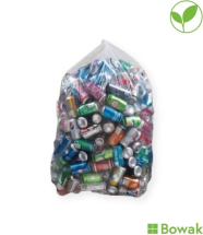 Jangro Waste Sacks Heavy Duty Clear 38inch