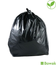 Jangro Waste Sacks Heavy Duty Black 38inch