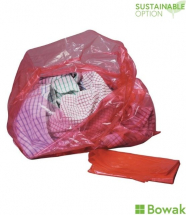 Red Laundry Bag with Dissolve Strip 38inch