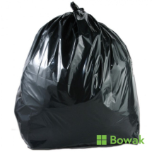 Jangro Contract Refuse Sack Light Duty Black 38inch