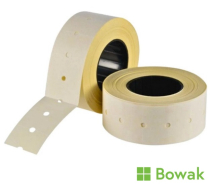 Labelling CT1 White Removable 21x12mm Hole Punched