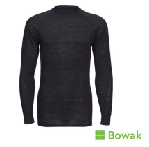 Baselayer Top Crewneck Black Medium