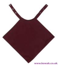 Napkin Style Clothing Protector Maroon
