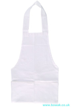 Bib Cotton Apron White