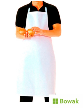 Chef's Bib Apron White Cotton