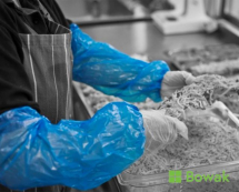Disposable Polythene Sleeves Blue