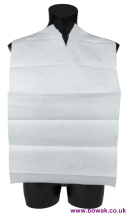 Disposable Bibs Adult White 38x70cm
