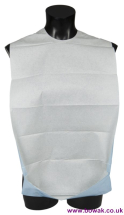 Disposable Bibs Adult Blue 37x70cm