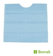 Disposable Dental Bibs Blue 41x45cm