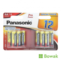 Panasonic Alkaline AA Batteries (12)