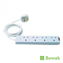 Power Cable 4 Socket 2m